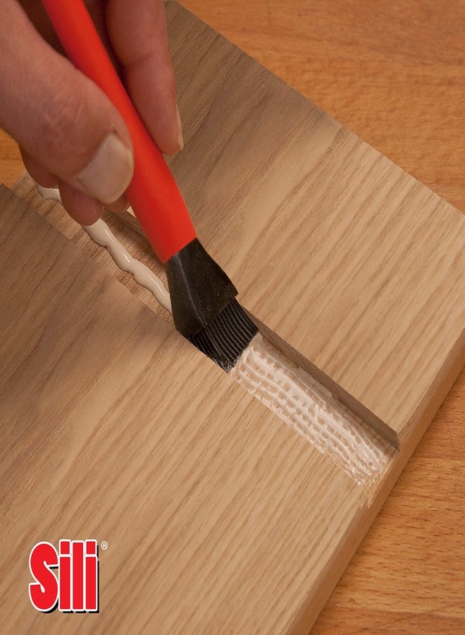 Sili Non-Stick 1" Wood Glue Brush, Easy Clean Silicone Wood Glue Applicator for Woodworking, Arts, Hobby and Crafts - Image 2